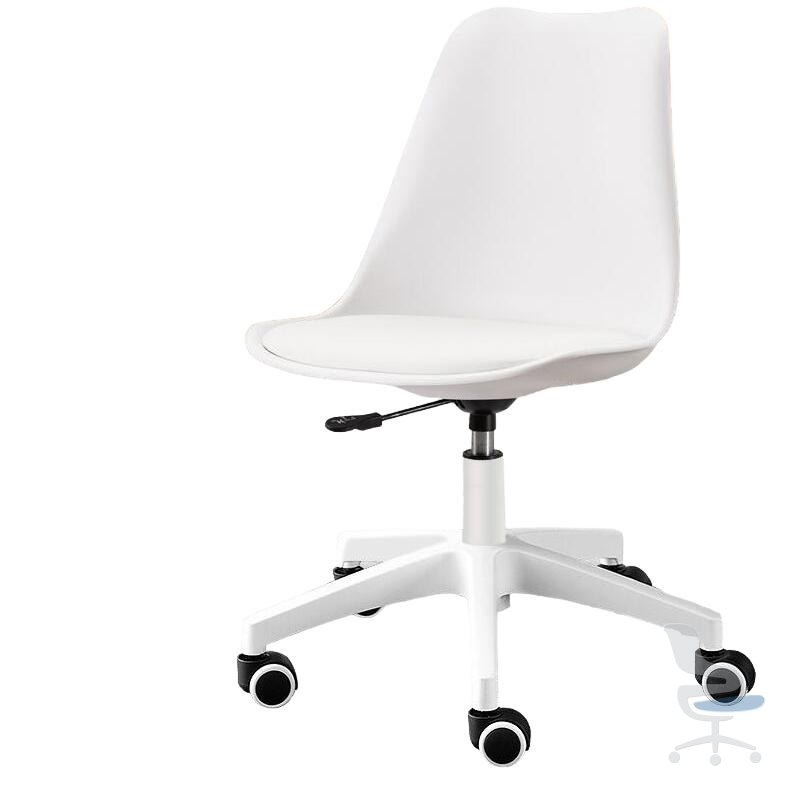 Silla de oficina ergonómica giratoria con soporte lumbar — 1