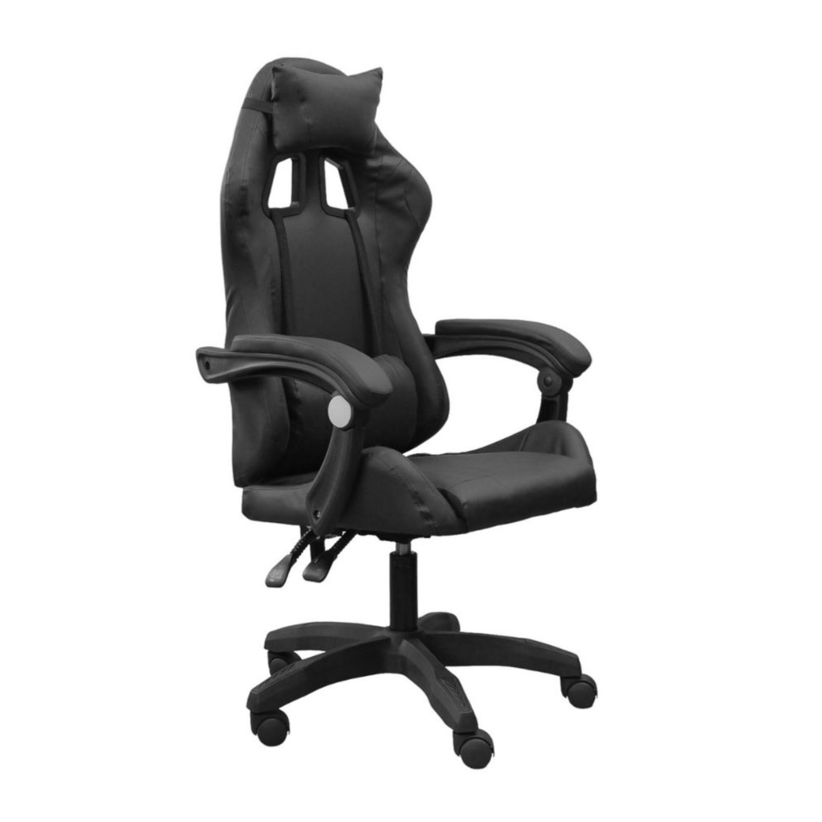 Silla Gaming, Silla de Oficina con Reposacabezas y Respaldo Ajustable, Ergonómica con Soporte Lumbar, Altura Ajustable — Sillas gaming en Si3 Sillas