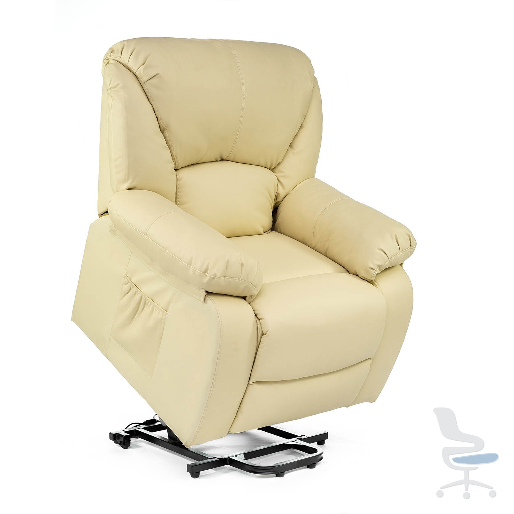 Sillón de masaje relax elevador con reclinación eléctrica 160º y función calor — 1