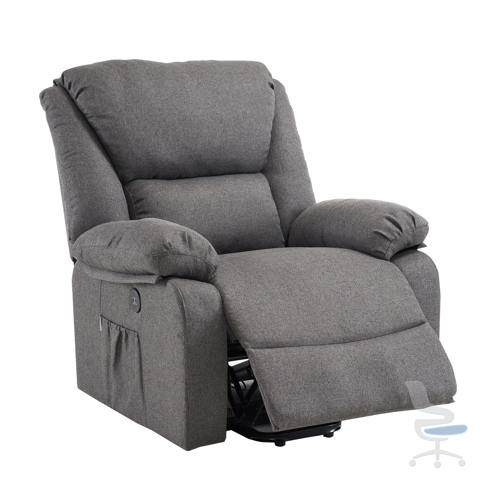 Sillón de masaje relax elevador Stelvio con reclinación eléctrica 160º y función calor — 1