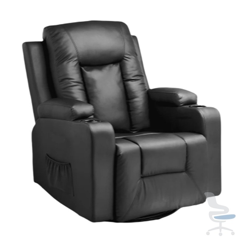 Sillón relajante COMHOMA reclinable y giratorio 360º — 1
